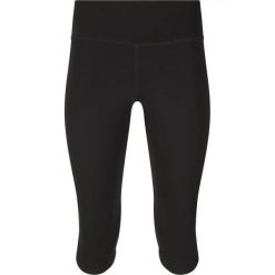 Damskie legginsy 3/4 Athlecia Franz V3. Czarne legginsy damskie Athlecia, bez wzorów, z materiału. Za 179.50 zł.