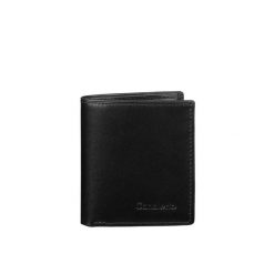 Czarny portfel skórzany męski Canaletto PM1031s164GR. Czarne portfele męskie bez wzorów, ze skóry. Za 114.00 zł.