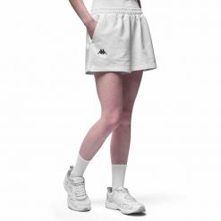 Shorty damski Kappa Iabeja Athleisure. Białe szorty damskie Kappa, bez wzorów, sportowe. Za 273.50 zł.