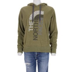 Bluza z kapturem damska The North Face. Zielone bluzy damskie The North Face, l, bez wzorów, sportowe, bez ramiączek, z kapturem. Za 114.98 zł.