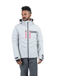 Kurtka narciarska Rossignol męska Hero Blackside puffy JKT szara. Szare kurtki sportowe męskie Rossignol, m, bez wzorów, z materiału, bez kaptura, narciarskie, primaloft. Za 2,199.00 zł.