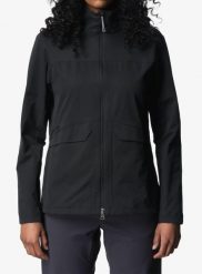 Kurtka softshell damska Houdini Go Jacket. Czarne kurtki sportowe damskie Houdini, na jesień, m, bez wzorów, z materiału, bez ramiączek, bez kaptura, trekkingowe. Za 670.99 zł.