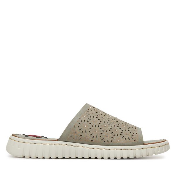 Klapki Go Soft. Szare klapki damskie GO SOFT, bez wzorów, bez obcasa, bez zapięcia. Za 119.99 zł.