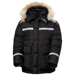 Długa kurtka z kapturem Helly Hansen Arctic Patrol. Czarne kurtki męskie Helly Hansen, m, bez wzorów, z puchu, z kapturem. W wyprzedaży za 4,391.50 zł.
