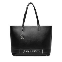 Torebka Juicy Couture. Czarne shopperki damskie Juicy Couture, bez wzorów, bez dodatków. Za 369.99 zł.