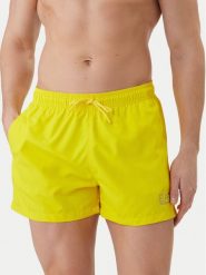 EA7 Emporio Armani Szorty kąpielowe 7M001677 AF13019 M2004 Żółty Regular Fit. Żółte kąpielówki męskie EA7 Emporio Armani, l, bez wzorów, z syntetyku. Za 279.99 zł.