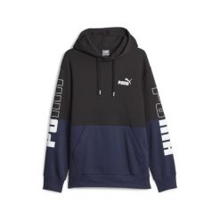 Puma Bluza Power Colorblock Fl 67591051. Czarne bluzy męskie Puma, xl, bez wzorów, sportowe, bez ramiączek, bez kaptura. Za 195.99 zł.