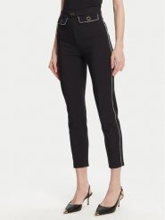 Elisabetta Franchi Spodnie materiałowe PA-T71-51E2 Czarny Regular Fit. Czarne spodnie materiałowe damskie Elisabetta Franchi, bez wzorów, z materiału. Za 829.99 zł.
