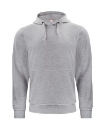 Clique Basic Hoody bluza z kapturem unisex szary melanż – grey melange. Szare bluzy damskie CLIQUE, m, bez wzorów, z bawełny, bez ramiączek, z kapturem. Za 174.92 zł.