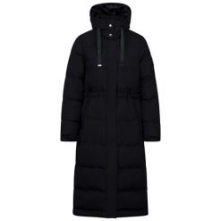 Trespass Colter - Damska kurtka przeciwdeszczowa w kolorze czarnym. Czarne kurtki sportowe damskie Trespass, bez wzorów, z puchu, bez ramiączek, bez kaptura, trekkingowe. Za 475.99 zł.