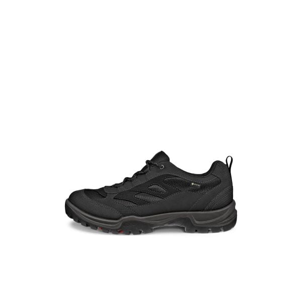 Buty trekkingowe męskie Ecco Xpedition Iii. Czarne buty zimowe męskie ecco, z materiału, bez zapięcia. Za 419.90 zł.