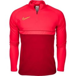 Bluza sportowa męska Nike Dri-FIT Academy 21 Drill Top. Czerwone bluzy sportowe męskie Nike, m, bez wzorów, bez kaptura, dri-fit (nike). Za 112.00 zł.