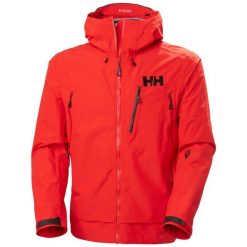 Kurtka turystyczna Helly Hansen Odin 9 Worlds 3.0. Czerwone kurtki sportowe męskie Helly Hansen, l, bez wzorów, z dzianiny, bez kaptura. Za 2,126.75 zł.