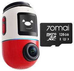 70mai Omni X800 4K Czerwona + karta 70mai SD 128GB. Wideorejestratory 70mai. Za 1,499.00 zł.