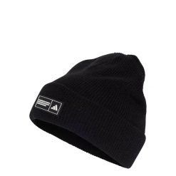Czapka Essentials Typu Beanie Z Wywiniętym Brzegiem. Białe czapki damskie Adidas, na zimę, bez wzorów, z dzianiny, klasyczne. Za 89.95 zł.