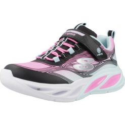 Tenisówki Skechers Model Cosmic Glow Kolor Czarny. Czarne trampki i tenisówki damskie Skechers, bez wzorów, z materiału, bez zapięcia. Za 184.50 zł.