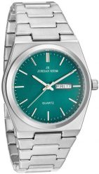 Zegarek męski Jordan Kerr L1072 zielona tarcza. Zielone zegarki męskie Jordan Kerr, bez wzorów. Za 270.81 zł.