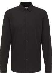 Męska Koszula MUSTANG Canton Black 1016238 4142. Czarne koszule męskie Mustang, l, bez wzorów, bez kołnierzyka, bez ramiączek. Za 149.99 zł.