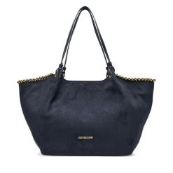 Torebka LOVE MOSCHINO. Niebieskie shopperki damskie Love Moschino, bez wzorów, bez dodatków. Za 1,029.00 zł.