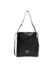 PINKO Torebka Slouchy Classic Bag AI 25-26 PLTT 104359 A0QO Czarny. Czarne torebki do ręki damskie Pinko, bez wzorów, ze skóry, bez dodatków. Za 1,649.00 zł.