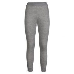 Spodnie termoaktywne narciarskie damskie Odlo legginsy, wełna Merino. Szare bielizna sportowa damska ODLO, s, bez wzorów, z wełny. Za 319.00 zł.
