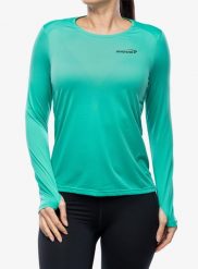 Bluza szybkoschnąca damska Inov-8 Performance Long Sleeve. Zielone bluzy damskie Inov-8, l, bez wzorów, z poliesteru, bez ramiączek, bez kaptura. Za 101.19 zł.