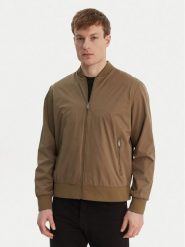 Calvin Klein Kurtka bomber LV040FM512 Żółty Regular Fit. Żółte kurtki męskie Calvin Klein, l, bez wzorów, z syntetyku, bez kaptura. Za 629.99 zł.