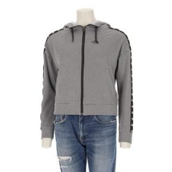 Second life - Bluza z kapturem damska Full Zip The North Face - Jak nowy. Szare bluzy damskie The North Face, m, bez wzorów, z materiału, sportowe, bez ramiączek, z kapturem. Za 148.01 zł.