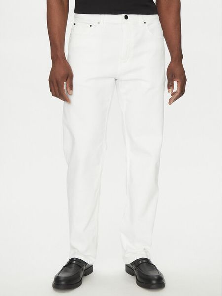 Michael Kors Jeansy CS5900K0UK Biały Straight Fit. Białe jeansy męskie Michael Kors, z bawełny. Za 319.99 zł.