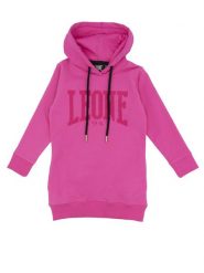 Bluza miękki z kaptur na co dzień na siłownię. Fioletowe bluzy damskie LEONE 1947 APPAREL, bez wzorów, bez ramiączek, bez kaptura. Za 126.26 zł.