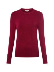 Marie Lund Sweter damski z cienkiej dzianiny Kobiety czerwony jednolity, XXL. Czerwone swetry nierozpinane damskie Marie Lund, xxl, bez wzorów, z dzianiny, bez kołnierzyka, bez ramiączek. Za 199.95 zł.