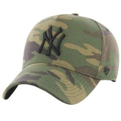 Czapka Z Daszkiem MVP New York Yankees. Zielone czapki damskie 47 Brand, bez wzorów, z bawełny. Za 159.99 zł.