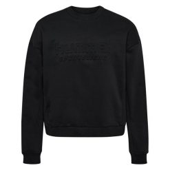 Bluza Hummel Boxy Logo. Czarne bluzy damskie Hummel, l, bez wzorów, bez ramiączek, bez kaptura. Za 336.00 zł.