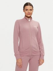 EA7 Emporio Armani Bluza 8NTM43 TJ9RZ 1341 Różowy Regular Fit. Czerwone bluzy damskie EA7 Emporio Armani, xs, bez wzorów, z wiskozy, bez ramiączek, bez kaptura. Za 279.99 zł.