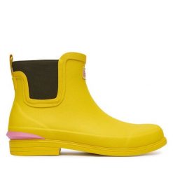 Kalosze Barbour. Żółte kalosze damskie Barbour, bez wzorów, bez zapięcia. Za 439.99 zł.