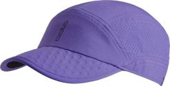 Czapka z daszkiem do biegania ODLO Performance Pro. Fioletowe czapki damskie ODLO, na lato, bez wzorów, z elastanu, sportowe. Za 189.99 zł.