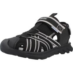 Sandały GEOX J SANDAL AIRADYUM BO Czarny. Czarne sandały męskie Geox, na lato, bez wzorów, z syntetyku, bez zapięcia. Za 214.99 zł.