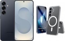 Smartfon Samsung Galaxy S25 5G 12/128GB Czarny (SM-S931BZKDEUB) + Etui Armor MagCase. Czarne smartfony SAMSUNG. Za 2,825.00 zł.