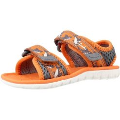 Sandały CLARKS SURFING TIDE T Pomarańczowy. Brązowe sandały męskie Clarks, bez wzorów, z tkaniny, bez zapięcia. Za 96.99 zł.