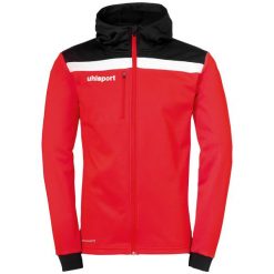 Kurtka Uhlsport Offense 23. Czarne kurtki męskie Uhlsport, xl, bez wzorów, z polaru, sportowe, z kapturem. W wyprzedaży za 241.50 zł.