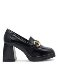 Jenny Fairy Półbuty LARRI WFA2547-1 Czarny. Czarne półbuty damskie Jenny Fairy, bez wzorów, ze skóry, bez obcasa, na obcasie, bez zapięcia. Za 135.99 zł.