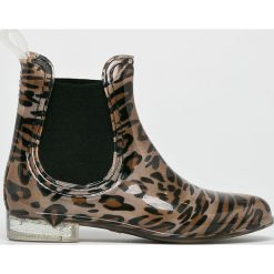 Answear - Kalosze Ideal Shoes. Kalosze damskie ANSWEAR, bez wzorów, z gumy, z okrągłym noskiem, bez zapięcia. W wyprzedaży za 69.90 zł.