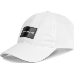 Czapka z daszkiem CALVIN KLEIN JEANS - J Calvin Klein Jeans Cap W K60K605281 107. Białe czapki damskie Calvin Klein Jeans, bez wzorów, z bawełny. Za 159.00 zł.