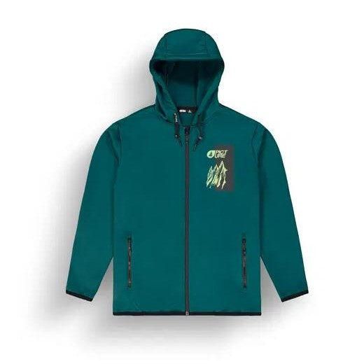 Bluza z kapturem Park Zip Tech A Deeo Water. Niebieskie bluzy damskie Picture, l, bez wzorów, z tkaniny, sportowe, bez ramiączek, z kapturem. Za 571.05 zł.