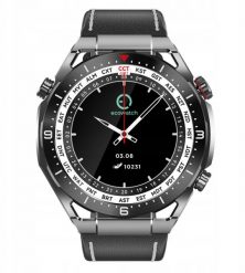 Smartwatch Smartwatch MAXCOM Ecowatch1 Czarny 3paski Zegarek sportowy klasyczny EW01BL. Czarne zegarki smartwatch NoName, bez wzorów. Za 525.80 zł.