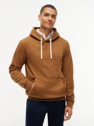 Tommy Hilfiger sweter z kapturem Mężczyźni Materiał dresowy brązowy, XL. Brązowe swetry męskie Tommy Hilfiger, m, bez wzorów, z dresówki, bez kołnierzyka, bez ramiączek. Za 449.95 zł.