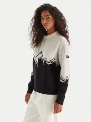 Roxy Sweter Cozy Sound ERJSW03657 Czarny Regular Fit. Czarne swetry nierozpinane damskie Roxy, l, bez wzorów, z bawełny, bez kołnierzyka, bez ramiączek. Za 459.99 zł.