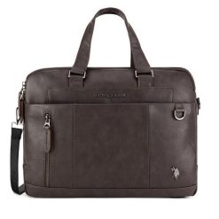 Torba na laptopa U.S. Polo Assn. Brązowe torby na laptopa damskie U.S. Polo Assn., bez wzorów. Za 489.99 zł.