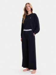 Polo Ralph Lauren Piżama 4P8030 Czarny Relaxed Fit. Czarne piżamy damskie Polo Ralph Lauren, bez wzorów, z bawełny, bez ramiączek. Za 859.99 zł.