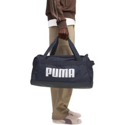 Torba Puma Challenger Small Sports Bag 35L. Niebieskie torby sportowe męskie Puma, bez wzorów, z materiału. Za 290.00 zł.